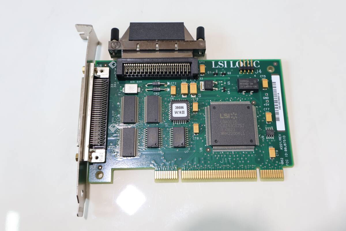 A0143 & 348-0038661A LSI Logic Ultra Wide SCSI HBA PCIバス対応 Symbios SYM8751D【中古】拍卖