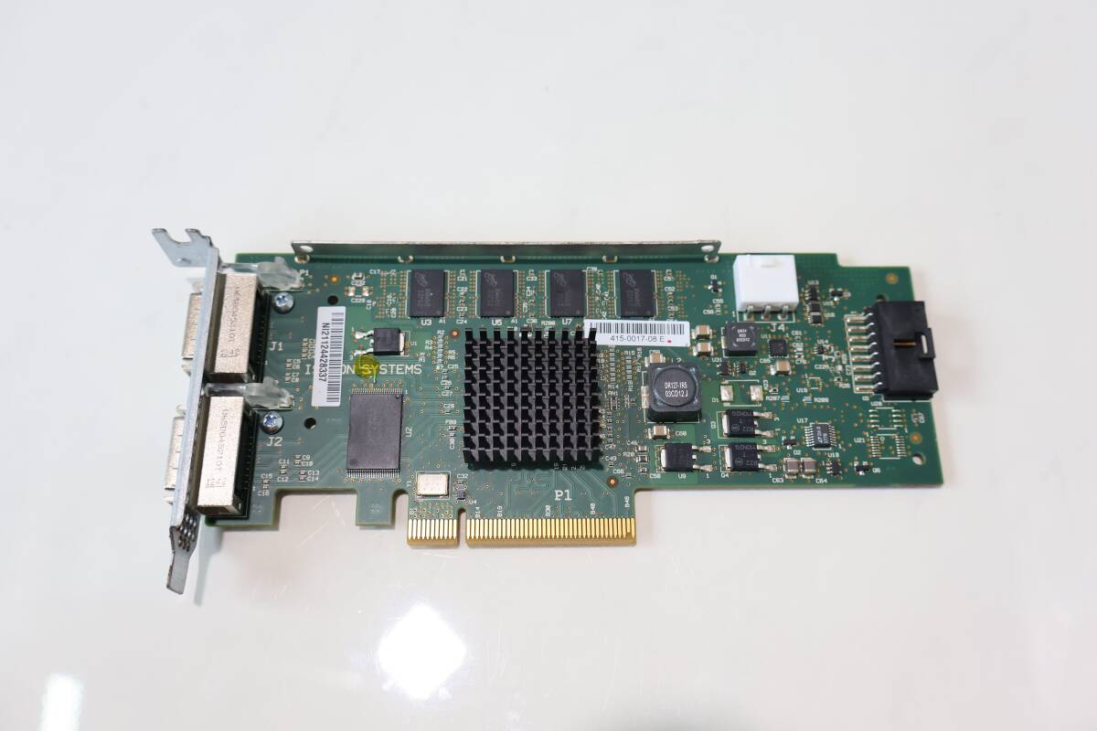 A0146 (2) & silon デュアルポート PCIe ロープロファイル アダプタ HBA 415-0017-08 E拍卖
