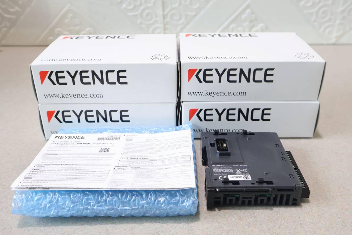 G9372 P【新品・未使用】4個セット KEYENCE KV-NC8ER 出力モジュール 250VAC 2A 30VDC 2A 日本製 箱付き拍卖