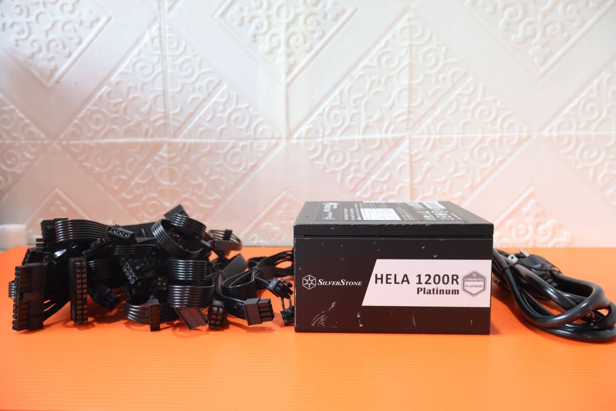 G9682 P SILVER STONE Cybenetics Platinum HELA 1200R /ATX3.0 ATX電源 SST-HA1200R-PM (SST-AX1200MCPT-A) 1200W 【動作確認済】拍卖