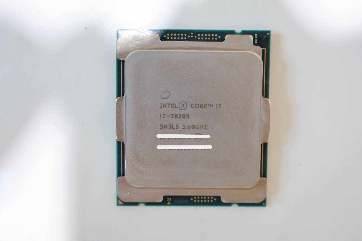 A0328 P 中古 動作確認済み Intel インテル Core i7-7820X SR3L5 3.60GHz 8コア16スレッド LGA2066 CPU 高性能プロセッサー拍卖