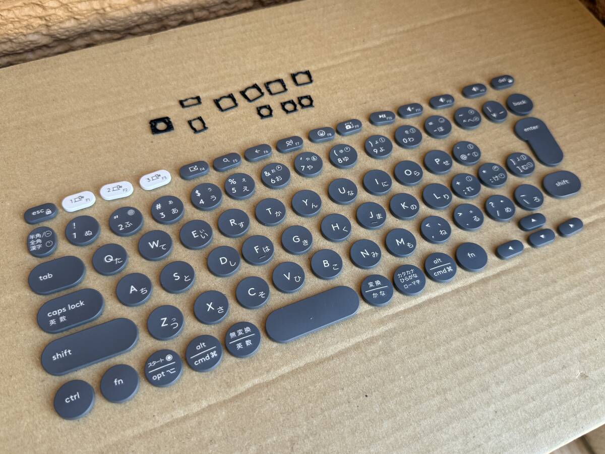 ロジクール キーボード K380 キータッチ 部品 K380BK K380BL Logicool キーキャップ拍卖