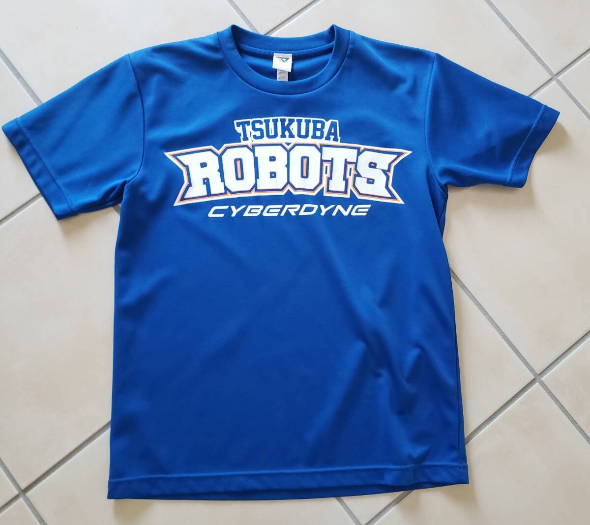 プロバスケット・つくばロボッツ・CYBERDYNE/青・半袖Tシャツ・シャツ・S拍卖