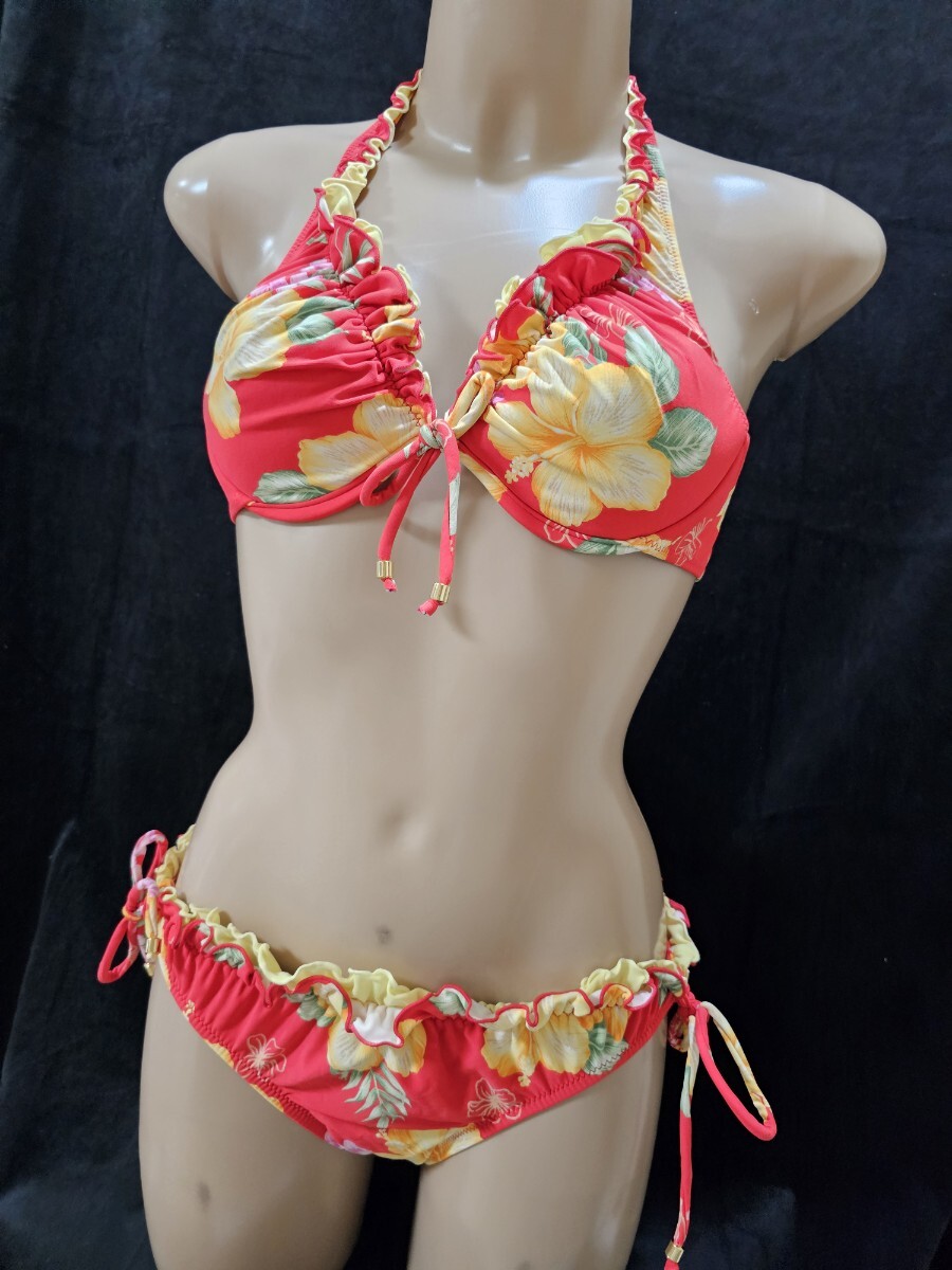 ΣD173★レディース水着ワイヤービキニ 11L  パレオ付き拍卖