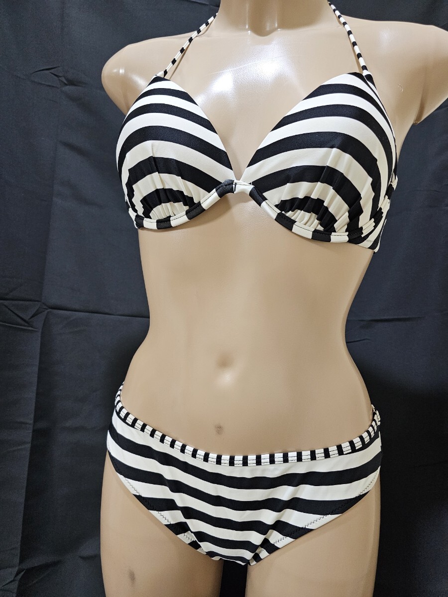 ΣD418★レディース水着ワイヤービキニ 3点セット LL拍卖