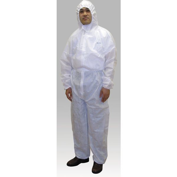 未使用品10着セット 不織布作業着 防護服 Lサイズ ウイングカバーオール 拍卖