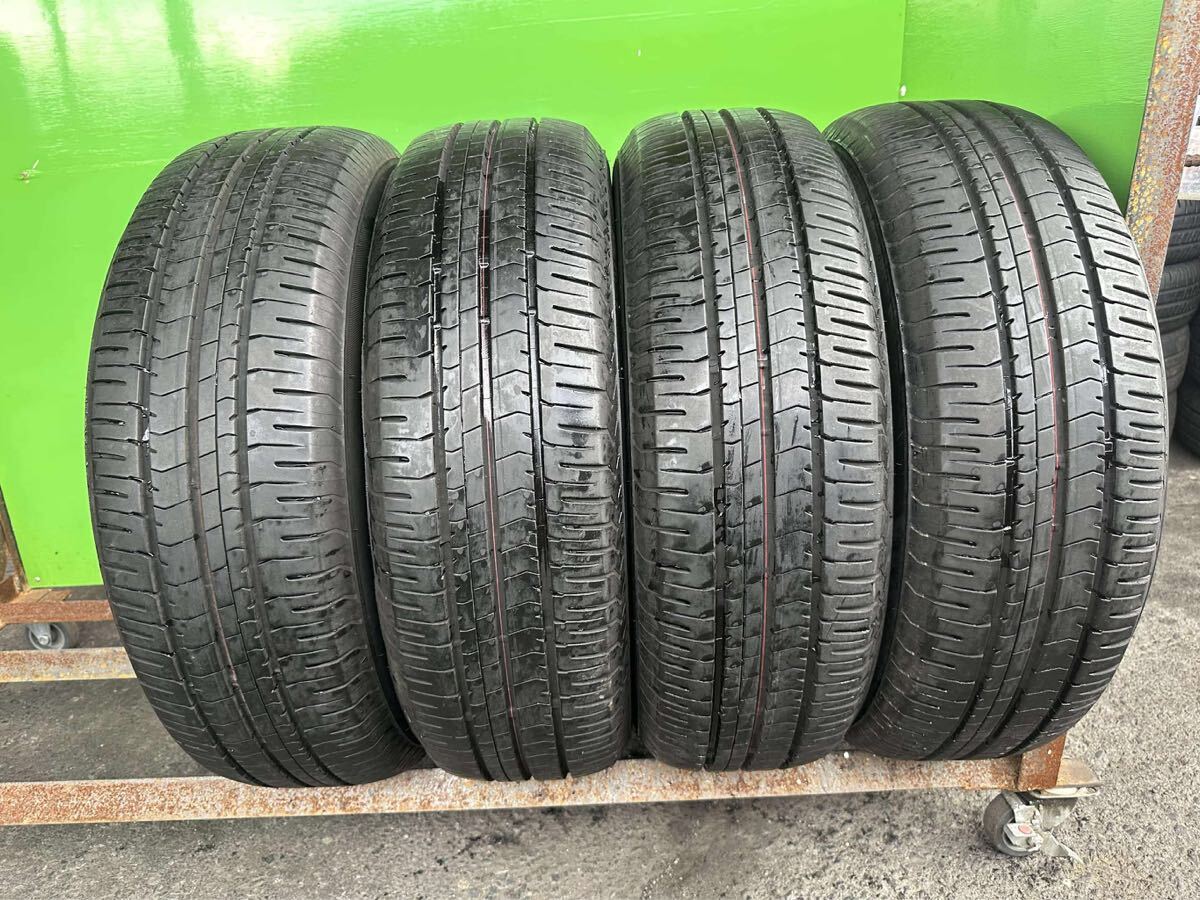 【3086】★【送料無料】★195/65R15 4本セット夏タイヤバリ山 BRIDGESTONE ECOPIA NH200【2022年】拍卖