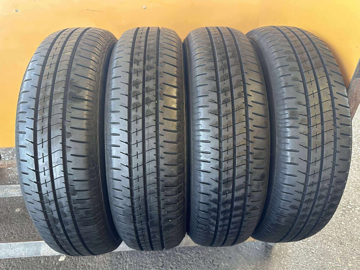 【3123】★【送料無料】★155/65R14 4本セット夏タイヤバリ山 BRIDGESTONE ECOPIA NH200C【2022年】拍卖