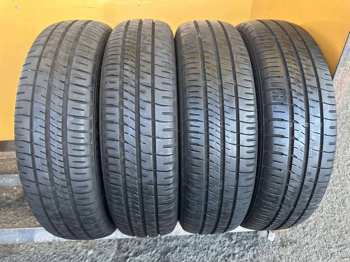 【3130】★【送料無料】★155/65R14 4本タイヤ夏タイヤバリ山 DUNLOP ENASAVE EC204【2021年】拍卖