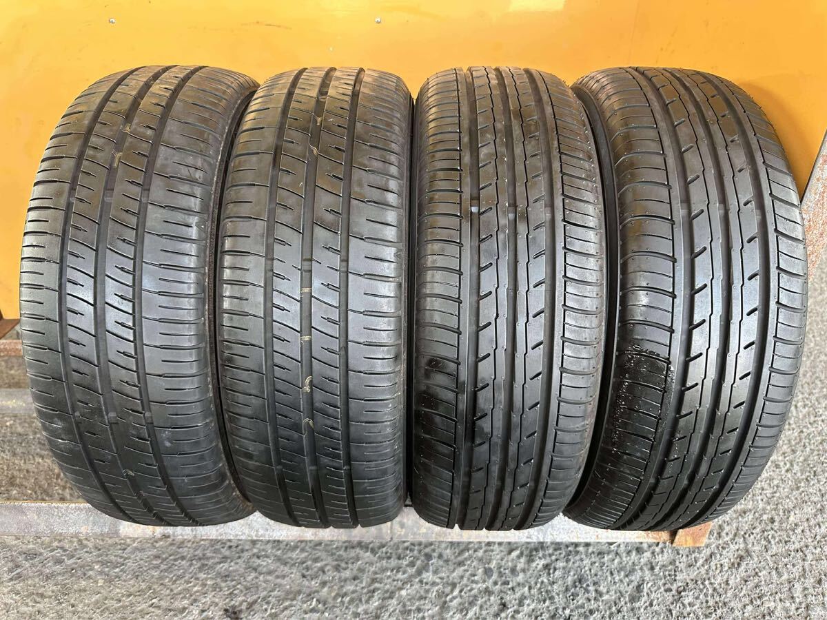 【3148】★【送料無料】★165/55R14 4本セット夏タイヤバリ山 MAXRUN EFFICIA 2021年-2 本 YOKOHAMA BLUEARTH 2022年-2本拍卖