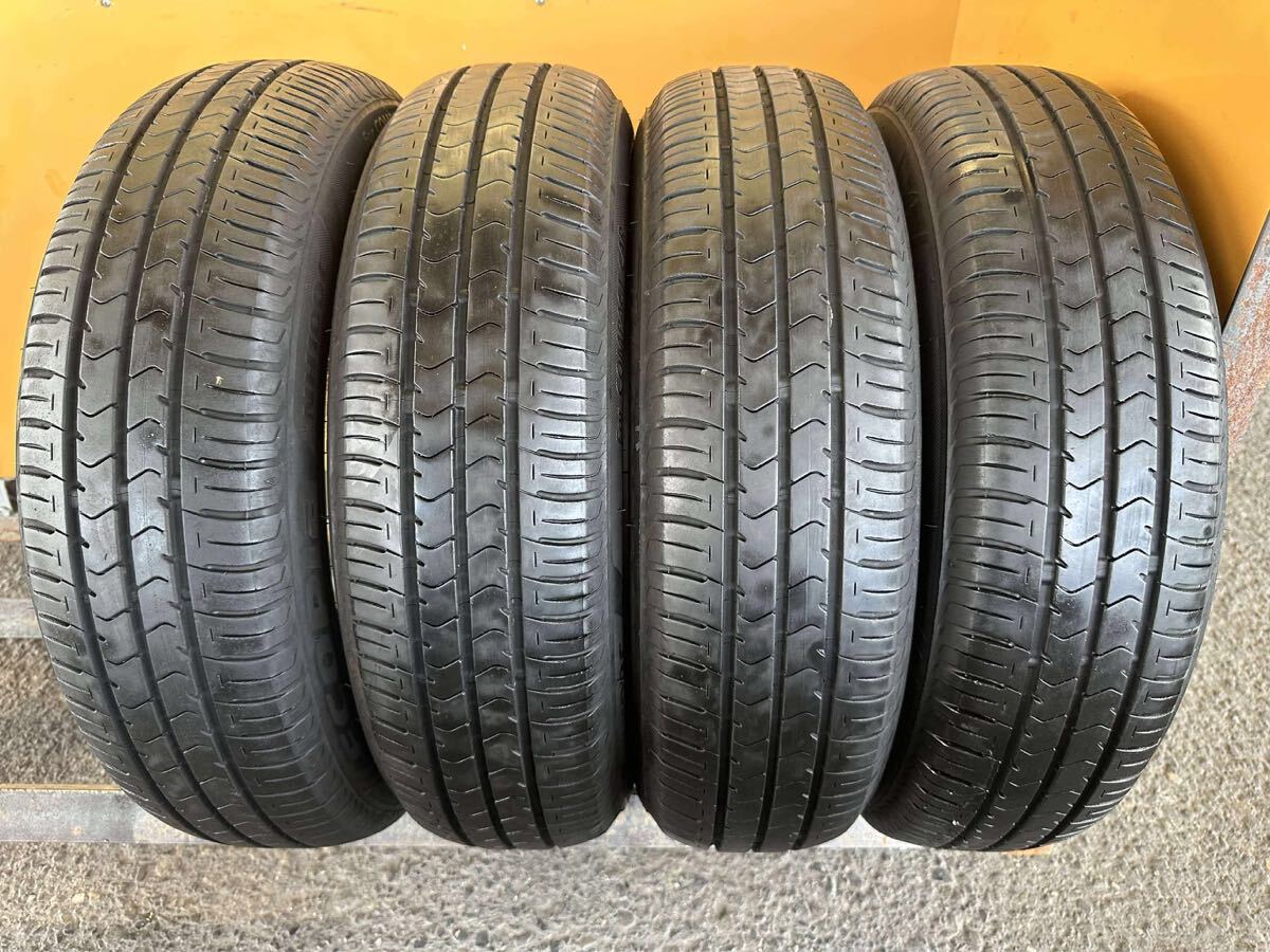 【3157】★【送料無料】★155/65R14 4本セット夏タイヤバリ山 BRIDGESTONE ECOPIA NH100C【2021年】拍卖