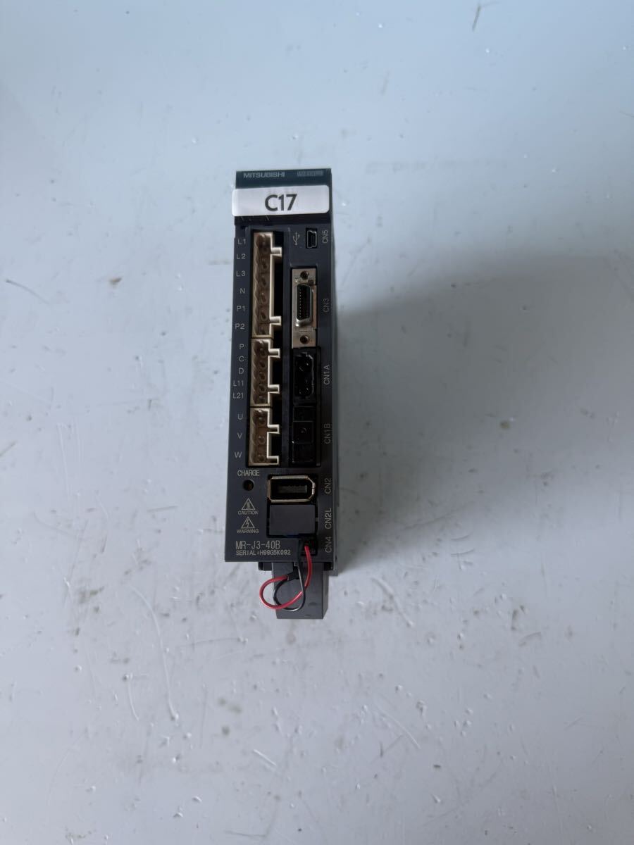 C17 MITSUBISHI AC SEVOR MR-J3-40B 400W拍卖