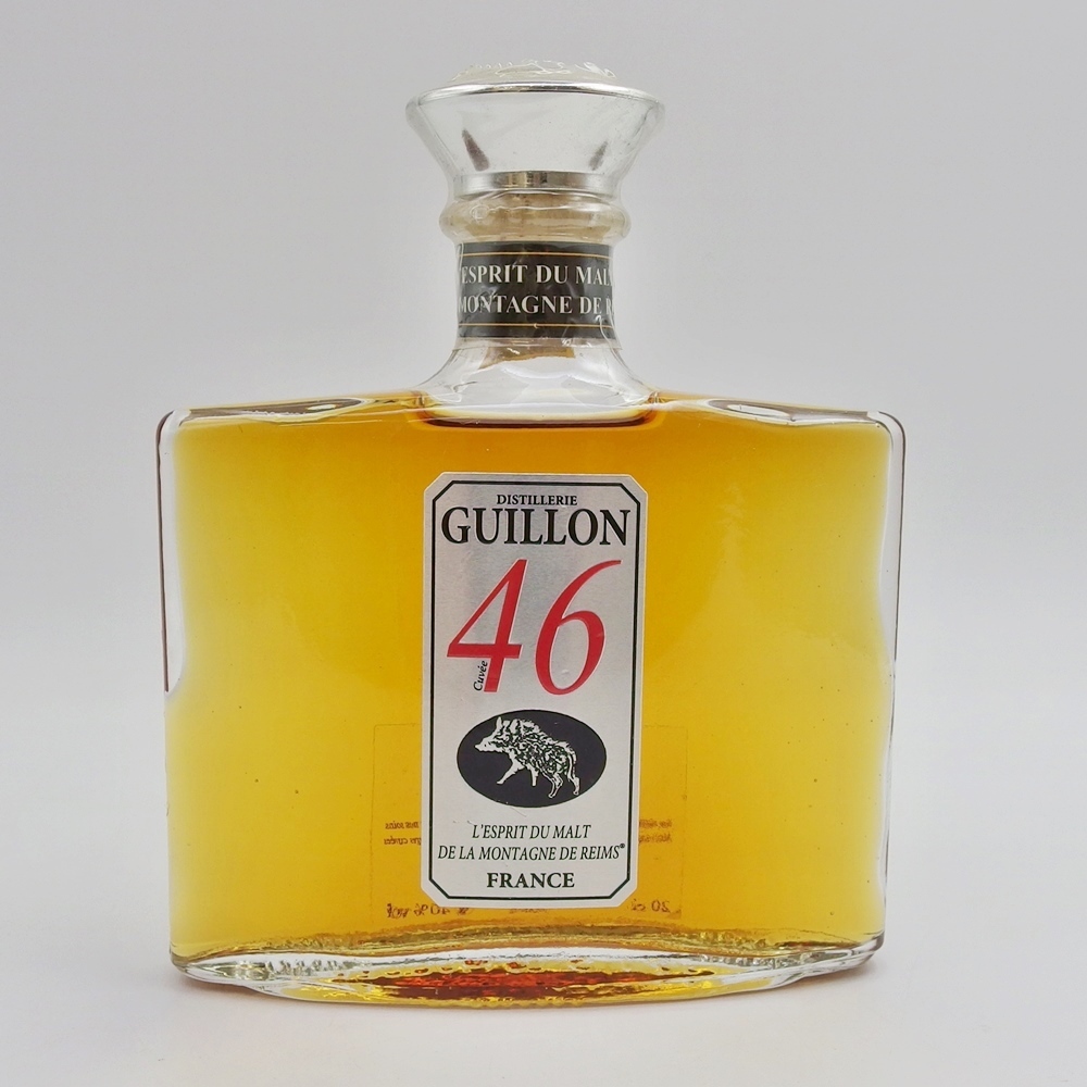 C25-1550【ウィスキー】GUILLON 46 ギヨン キュヴェ 200ml 40% Guillon Cuve 46 エスプリ・デュ・モルト フランス ギヨン蒸留所 古酒 洋酒拍卖