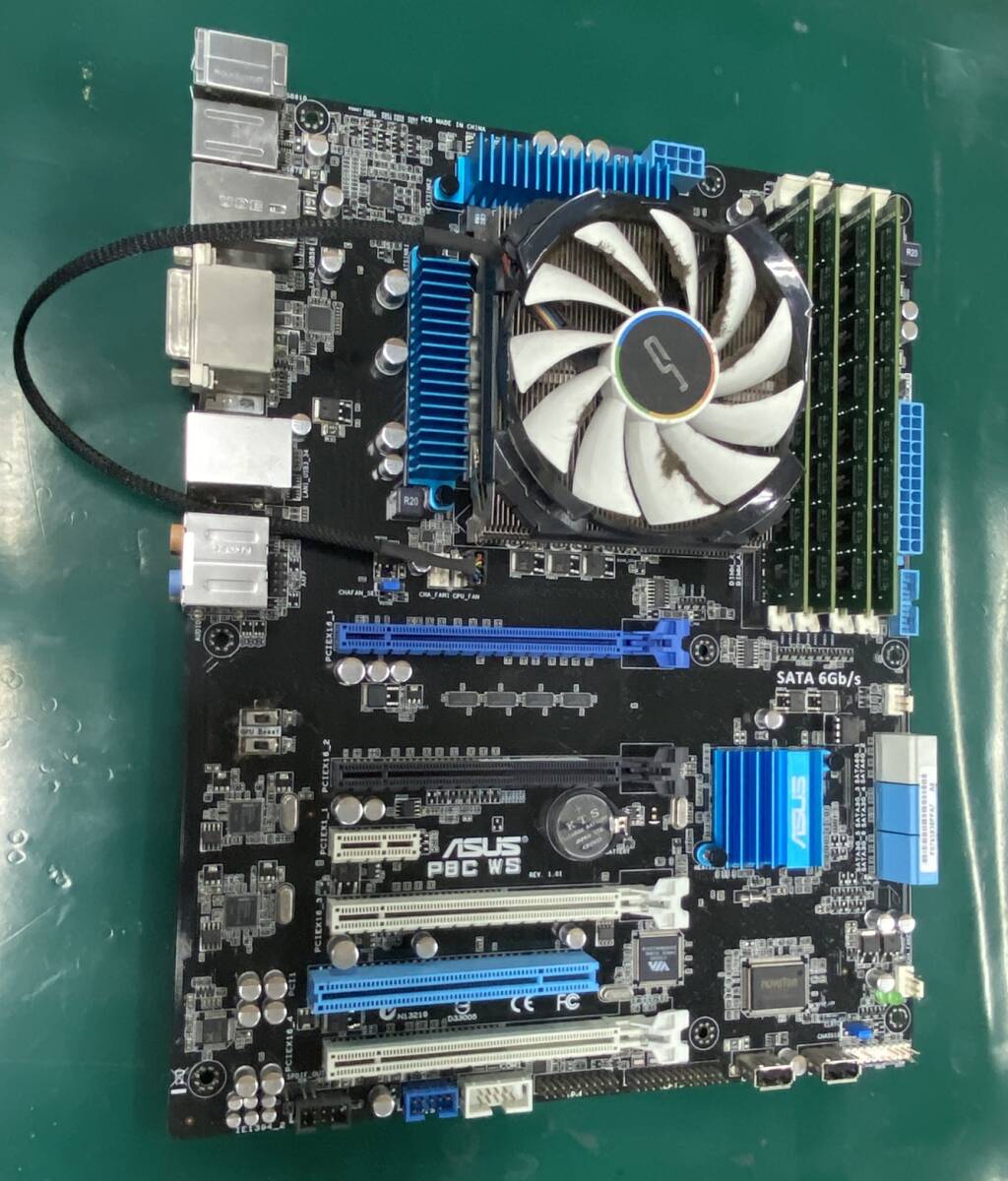 ASUS P8C WS CPU メモリ32GBセット ジャンク拍卖