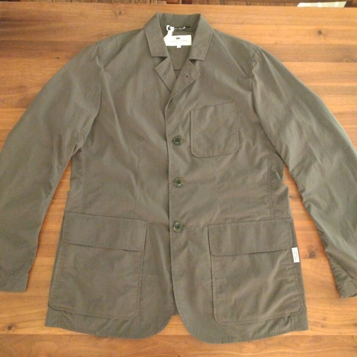 《未使用》 カンタベリー CANTERBURY KWM75001 JACKET COL.18 SIZE S 薄手 ジャケット オリーブ拍卖