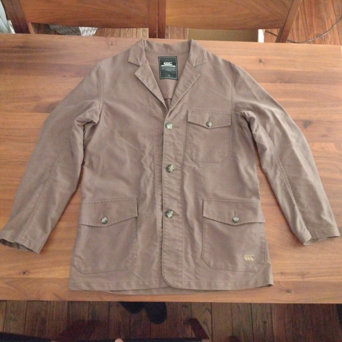 カンタベリー CANTERBURY RA-75645 コットン ジャケット SIZE M ブラウン拍卖
