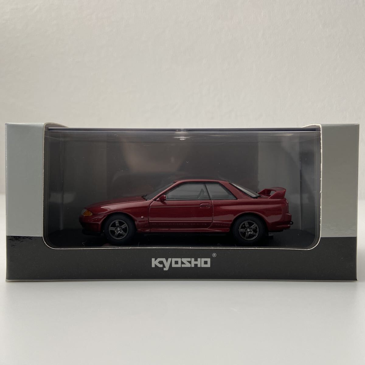 KYOSHO 1/43 NISSAN SKYLINE GT-R BNR32 Red 京商 日産 スカイライン R32 レッドパールメタリック 旧車 ミニカー モデルカー拍卖