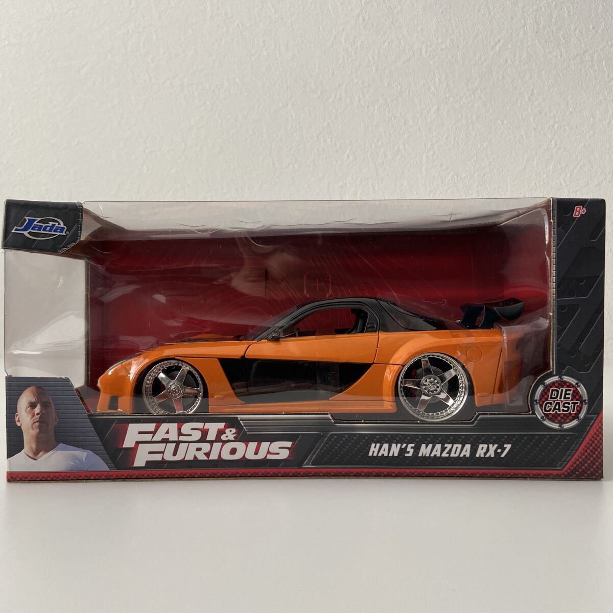未開封 箱痛 Jada toys 1/24 FAST&FURIOUS Han's MAZDA RX-7 FD3S Veilside ワイルドスピード マツダ ヴェイルサイド ミニカー Tokyo Drift拍卖