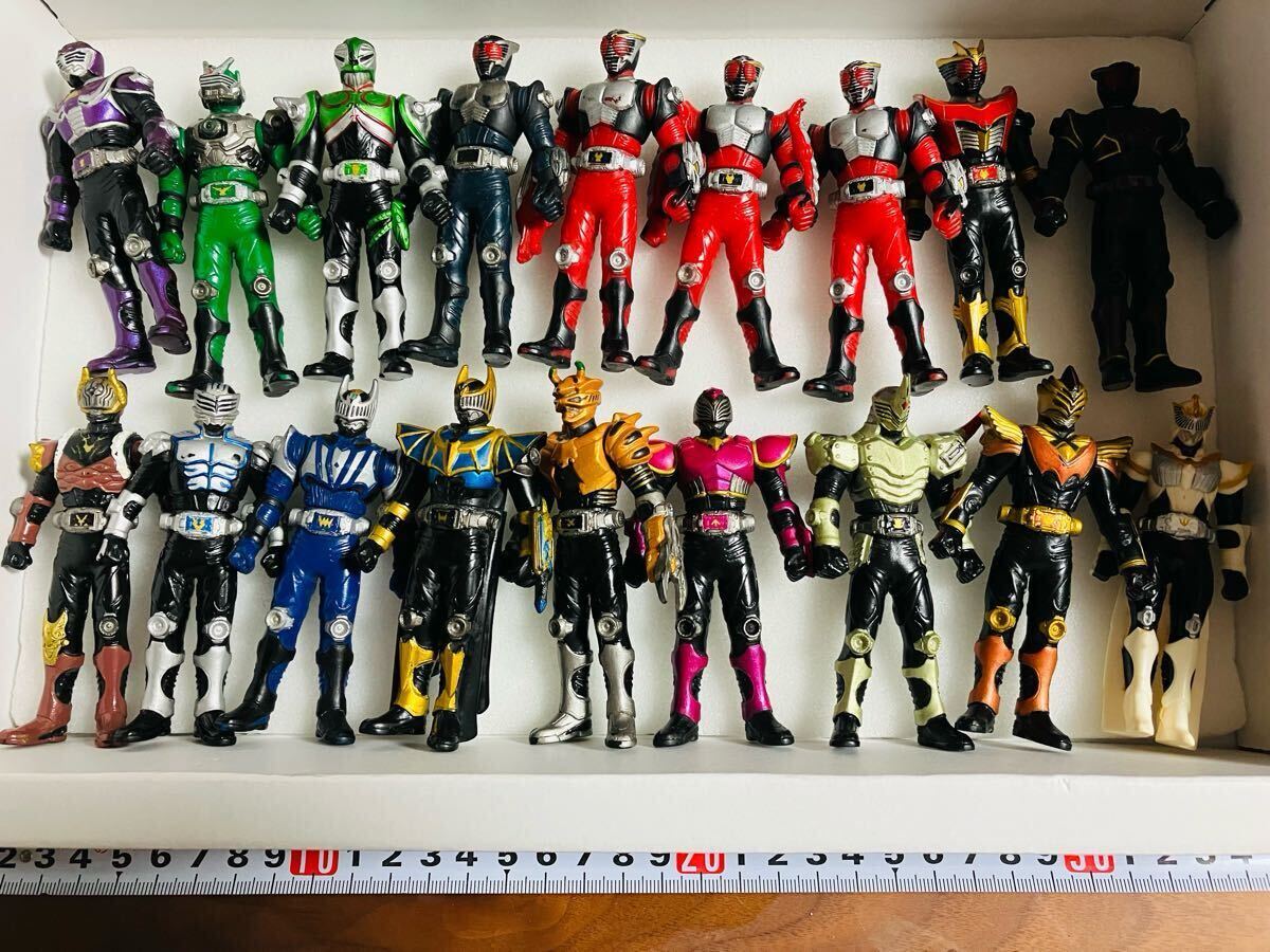 仮面ライダー ソフビ セット まとめ売り 18体 龍騎 フィギュア 当時物 バンダイ拍卖