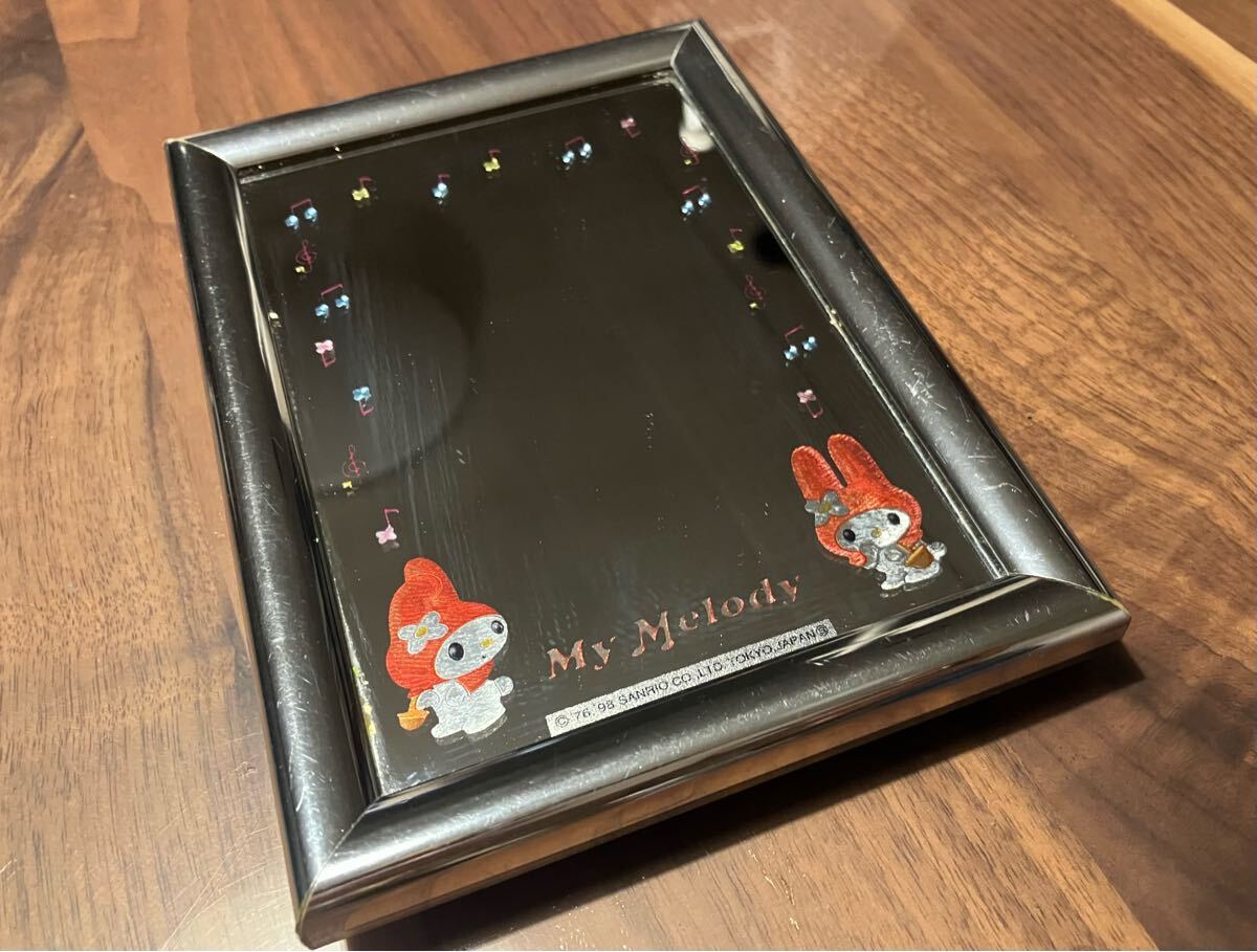 サンリオ マイメロディ スタンドミラー 1998年 フォトフレーム型 鏡 グッズ グッズ拍卖
