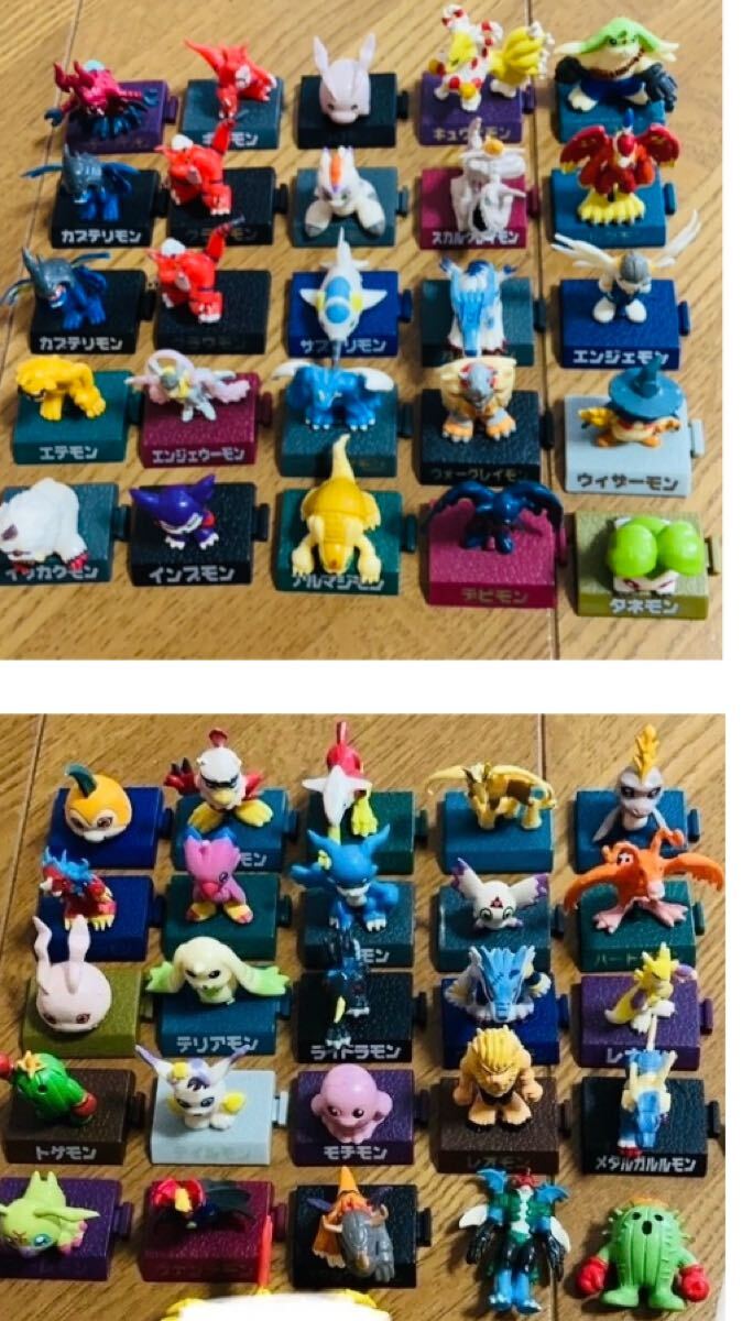 デジモン アドベンチャー 森永 フィギュア 食玩 ソフビ マスコット 台座 50体 セット 希少 当時物 デジタルモンスター拍卖