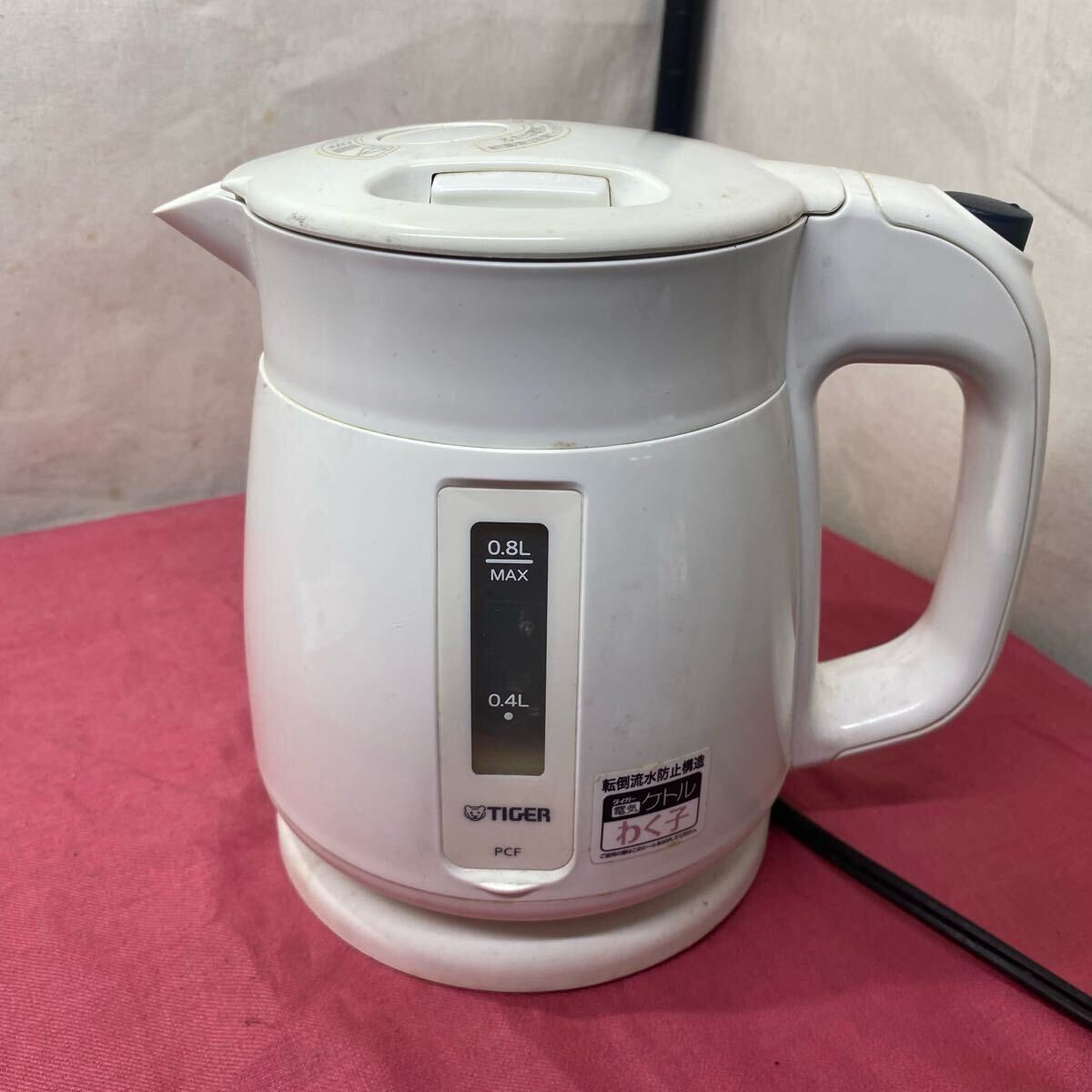 TIGER 電気ケトル タイガー魔法瓶 PCF-A080 とーわひ090108拍卖