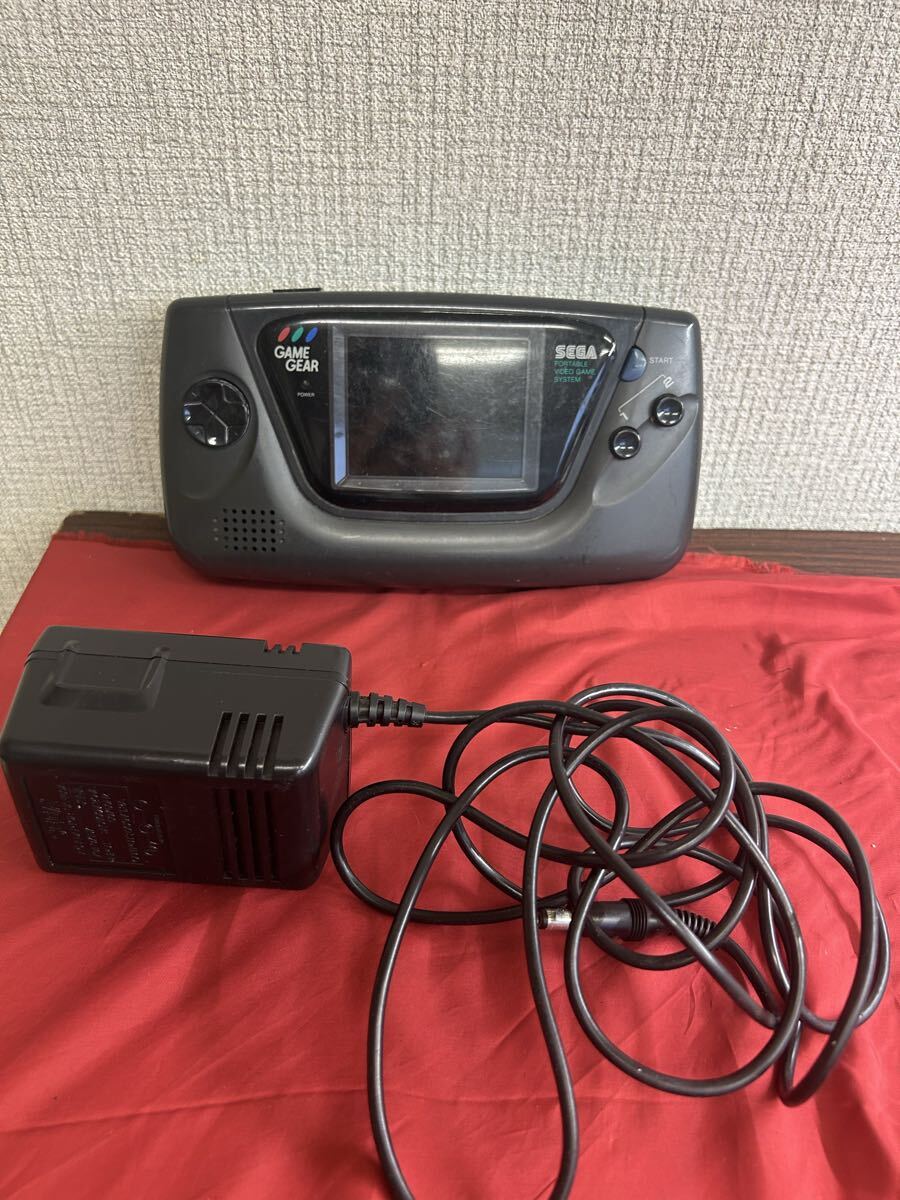 SEGA GAME GEAR 本体 ACアダプター付き レトロ マニア ゲーム とーわや 90506拍卖