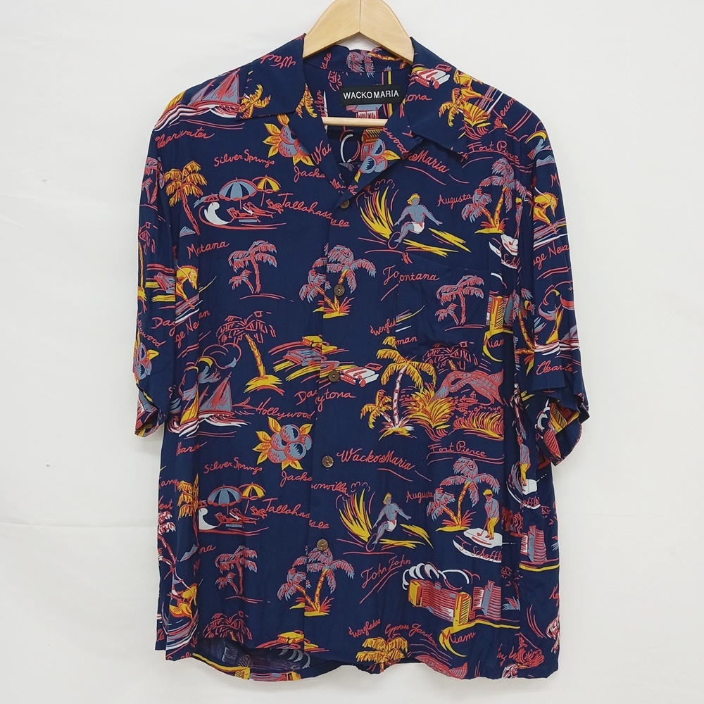 ●古5066 WACKO MARIA ワコマリア 25ss アロハシャツ Mサイズ【66】拍卖