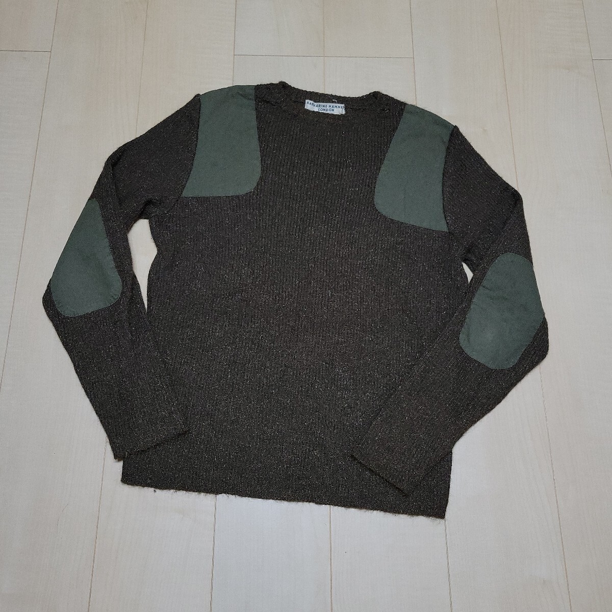 ★90s KATHARINE HAMNETT キャサリンハムネット ミリタリーニット y2k拍卖