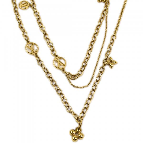 n127 / LOUIS VUITTON ルイヴィトン M68208 ソートワール・ブルーミング ネックレス 現状品拍卖