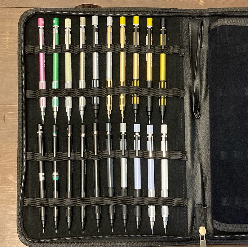 送料無料★状態良好★Pentel GRAPH1000 SMASH 40本まとめ ケース付き/ぺんてる グラフ1000 スマッシュ 匿名発送 ステーショナリー★4Pen拍卖