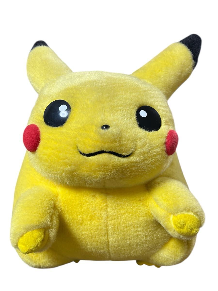 ポケモン TOMY 初代 等身大ピカチュウ ぬいぐるみ 全長約40cm 当時物 ポケットモンスター ピカチュウ 初期 トミー拍卖