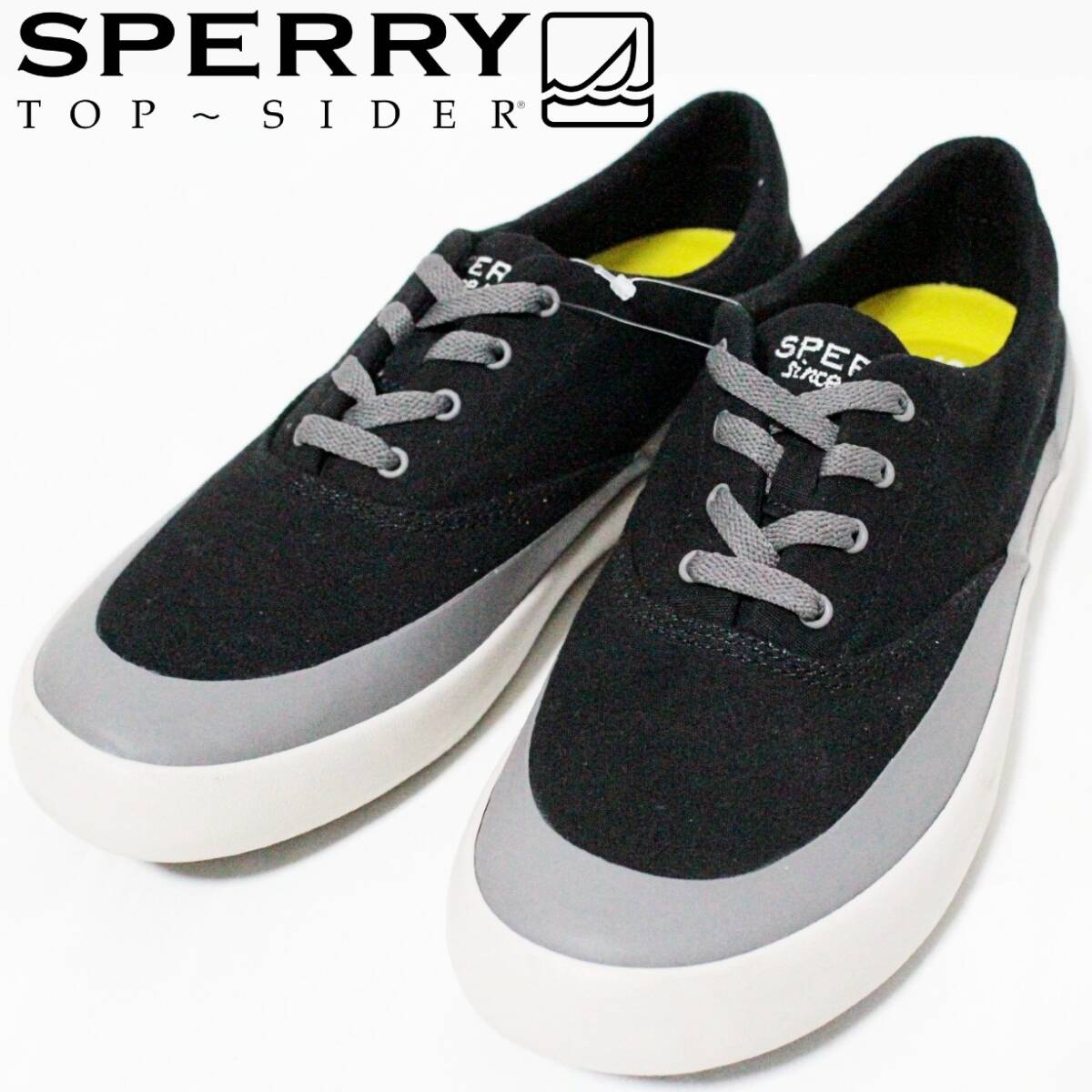 新品 スペリートップサイダー WAHOOシリーズ ローカットスニーカー 26.5cm 黒 K5595拍卖