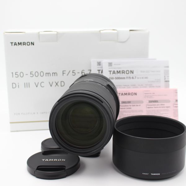 ■美品■ TAMRON タムロン 150-500mm F5-6.7 DiIII VC VXD A057X (フジフイルムX用) ♯69005拍卖