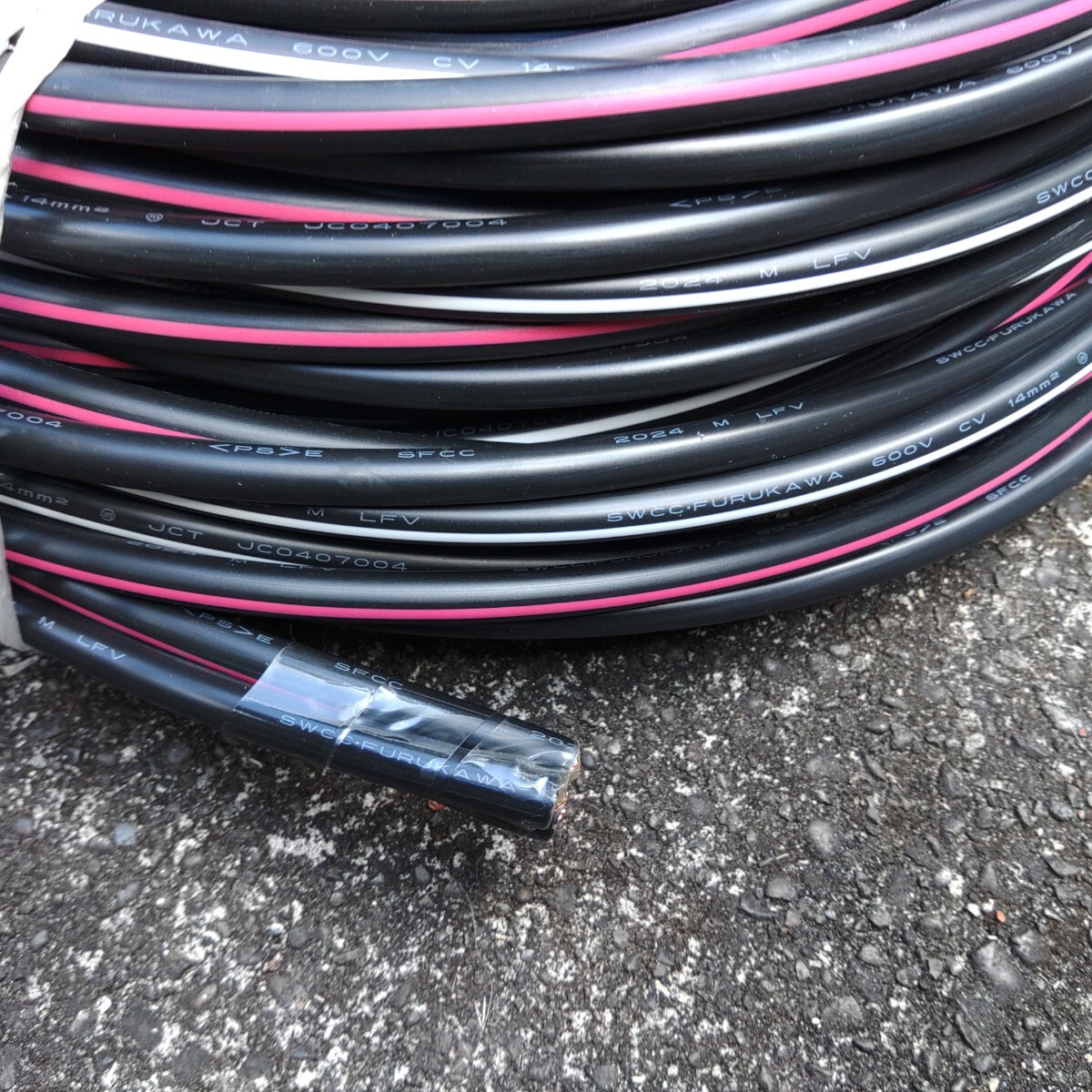 古河 CVT14 切売り 新古 5mから 拍卖