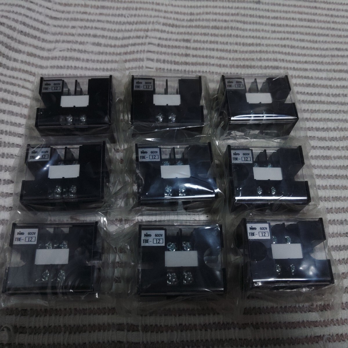 日東 TBE-12 固定式端子台 新古 9個 ゆうパック60サイズ拍卖
