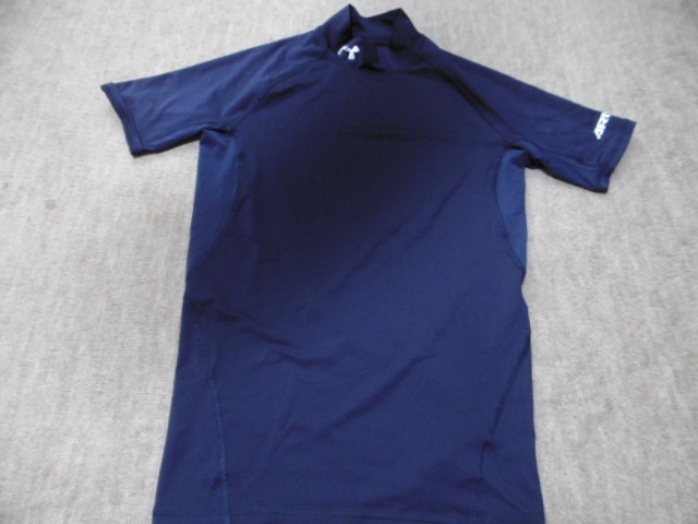 ★アンダーアーマ★半袖インナーウエア ネイビー サイズ:M拍卖