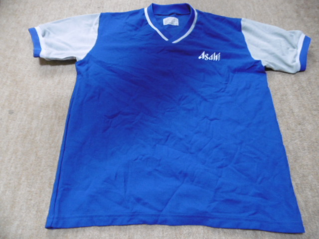 ★Asahi/アサヒ★半袖ウエア ブルー&グレー系 サイズ:L拍卖