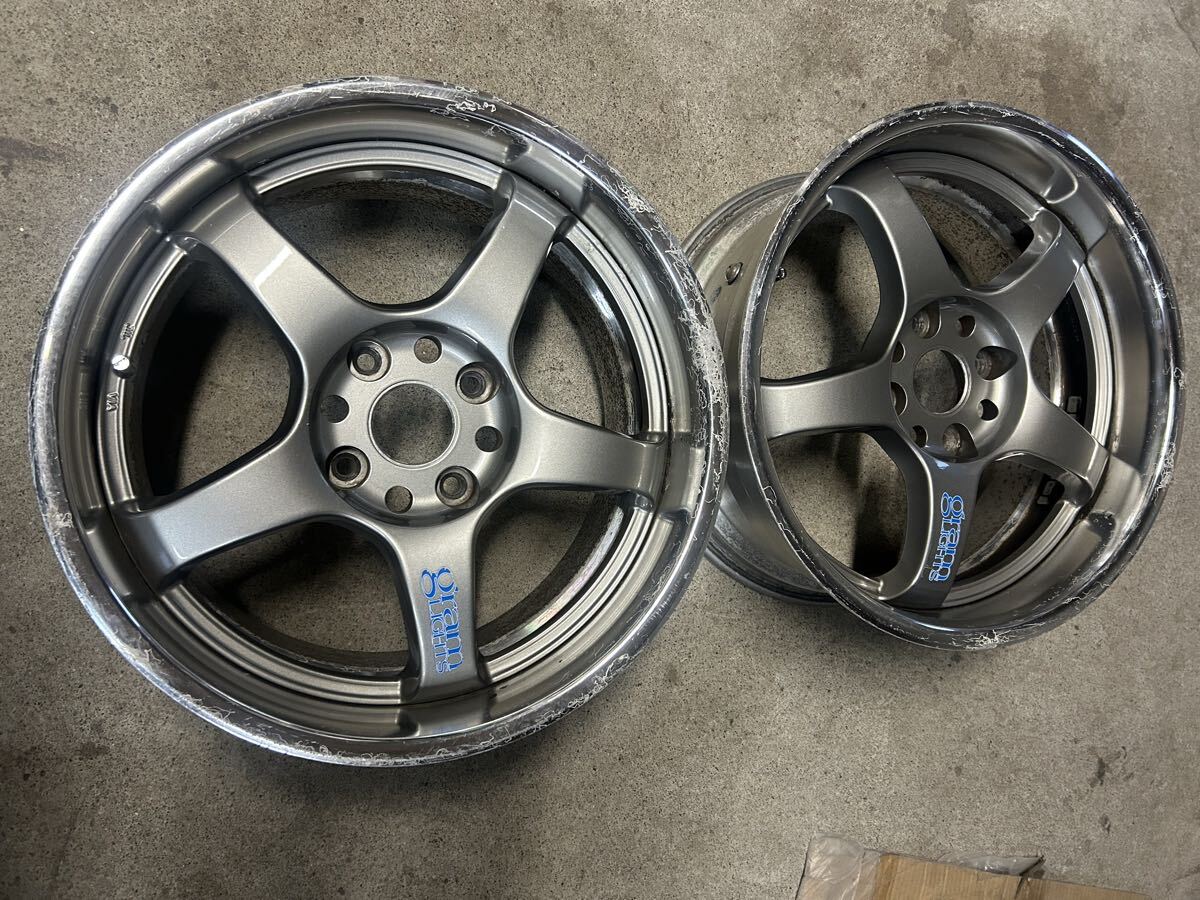 ★RAYS レイズ グラムライツ57PRO グラムライツ 2本 8J 4穴 シルビア 180SX (0924)拍卖