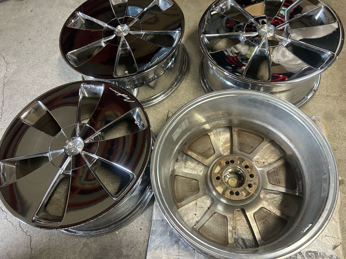 ★希少サイズ ギャルソン DAD 4本 クローム ツェンレイン ZUENGLEIN PCD100 4穴 5穴 7J+25 プリウス 30系bB BRZ 86 (0923)拍卖