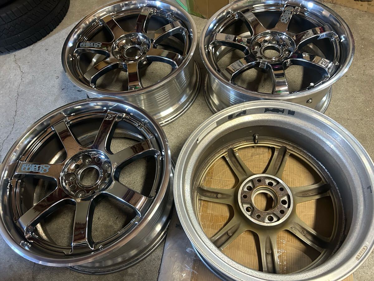 ★RAYS レイズ グラムライツ57S PRO 4本 8J+30 RX8 シルビア アリスト ランエボ (0927)拍卖