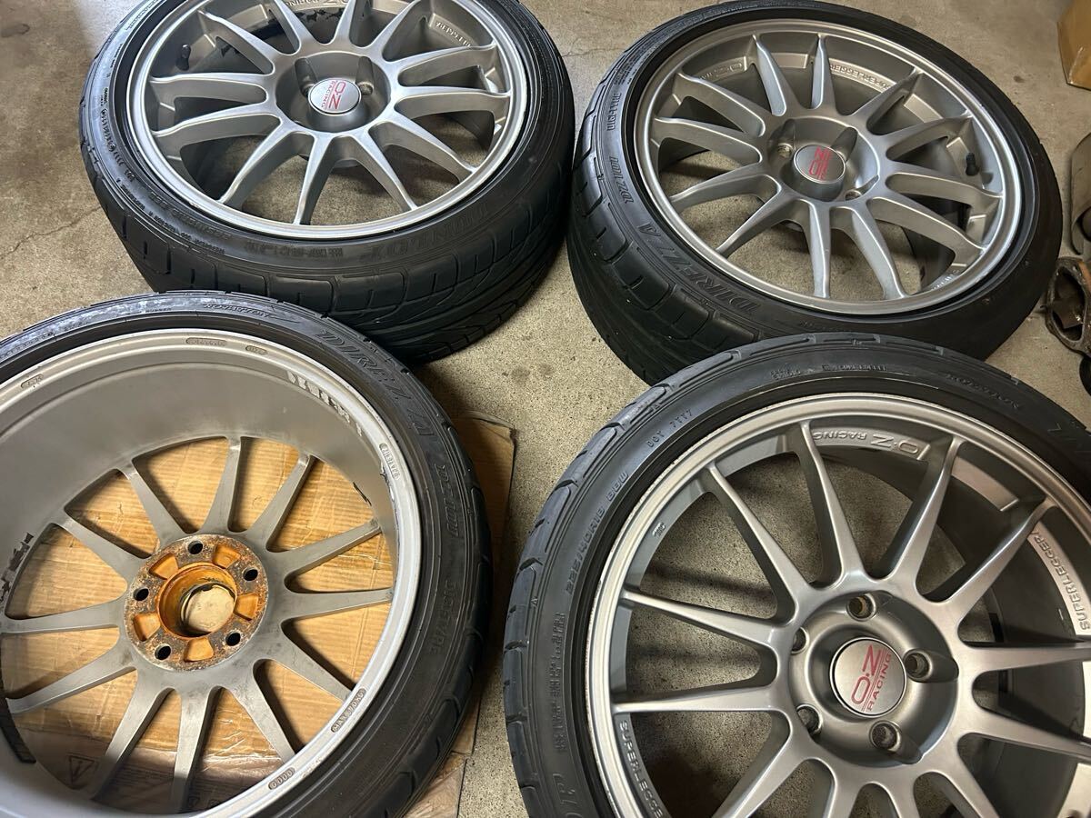 ★OZ スーパーレジェーラ 4本 PCD120 BMW 8J+40 ディレッツァ DZ101 225 40 18(20年)×4 (0930)拍卖