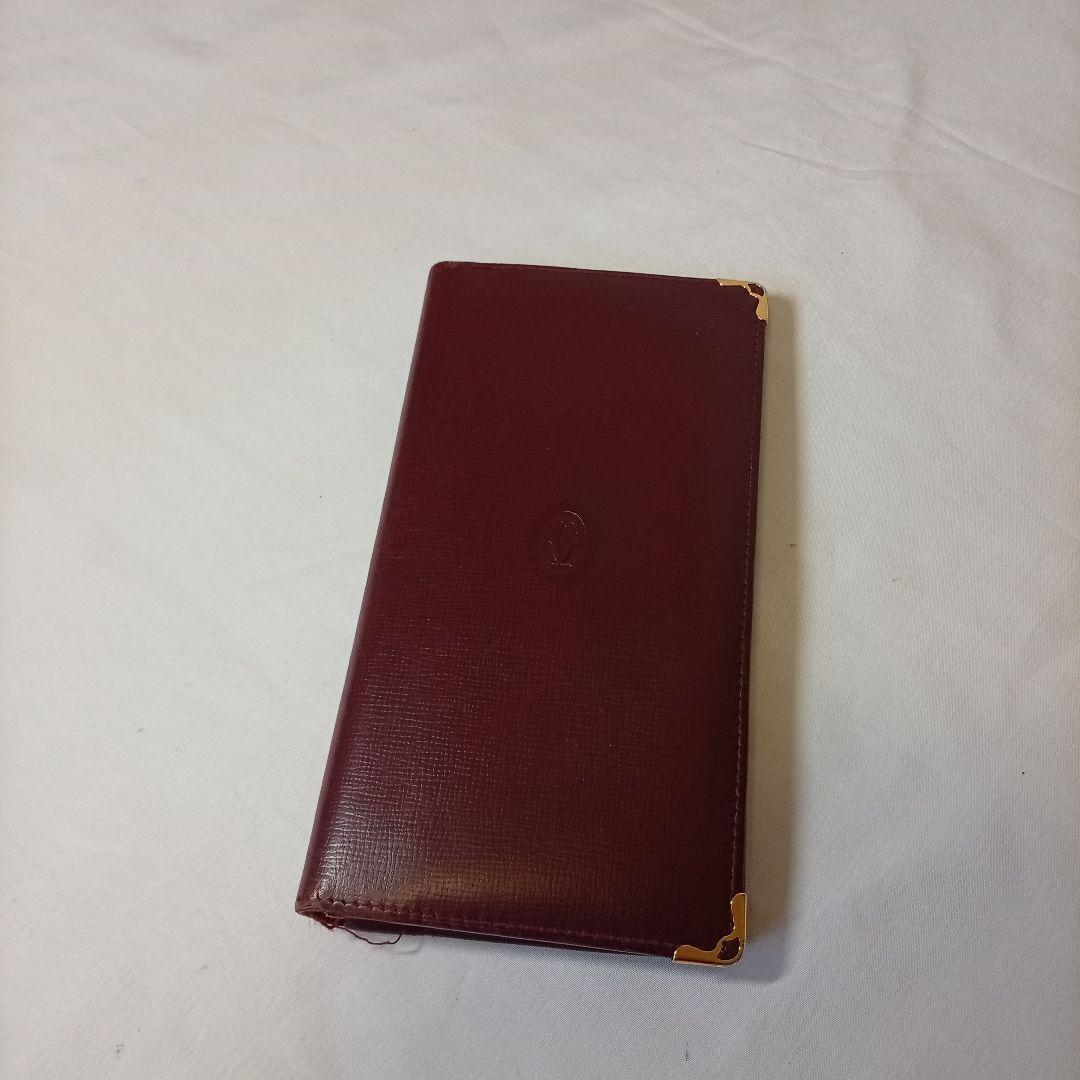 Carter カルティエ マストライン 長財布 ワインレッド レディースブランド 送料無料 正規品 鑑定済み 人気ブランド 限定セール拍卖