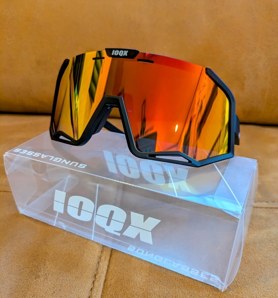 ★新品未使用★スポーツアイウェア サングラス 交換レンズ2枚付属 ロードバイク、ベースボール、釣り、アウトドア等に!拍卖