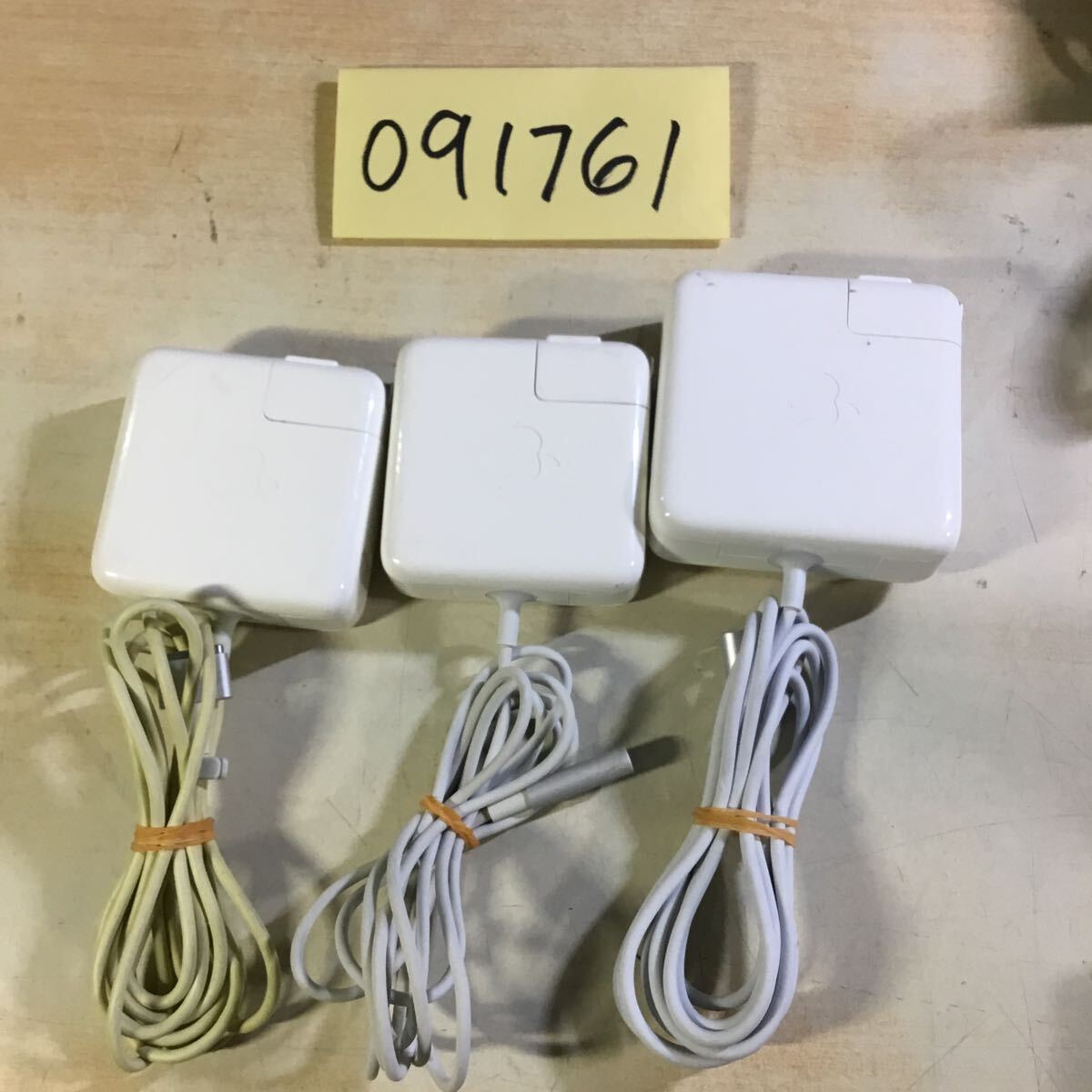 【送料無料】(091761C) Apple MagSafe MagSafe2 Power Adapter 45W/60W ACアダプター 3個セットジャンク品拍卖