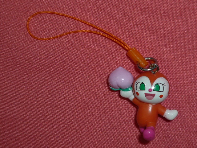 激レア!カワイイ♪ 薬用ムヒ アンパンマン キャラクター マスコットストラップ(非売品)③桃&ドキンちゃん拍卖