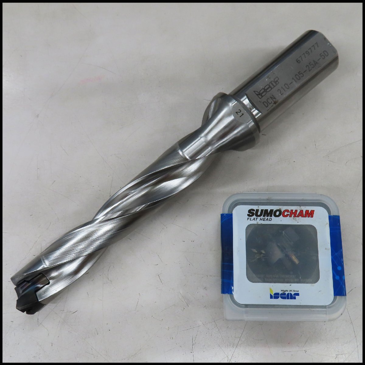 ■1) イスカル ヘッド交換式ドリル DCN 210-105-25A-5D/スモウカム スローアウェイドリル/切削工具拍卖