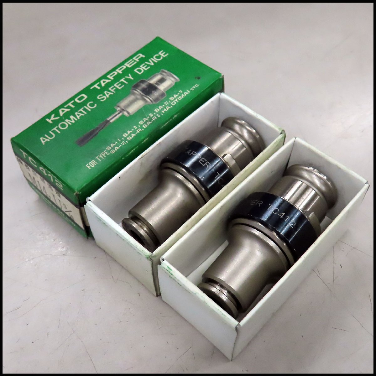 ■2)カトウ工機 タップコレット TC412-P1/8 U7/16・M14 U9/16・M12 セット~タッパー拍卖