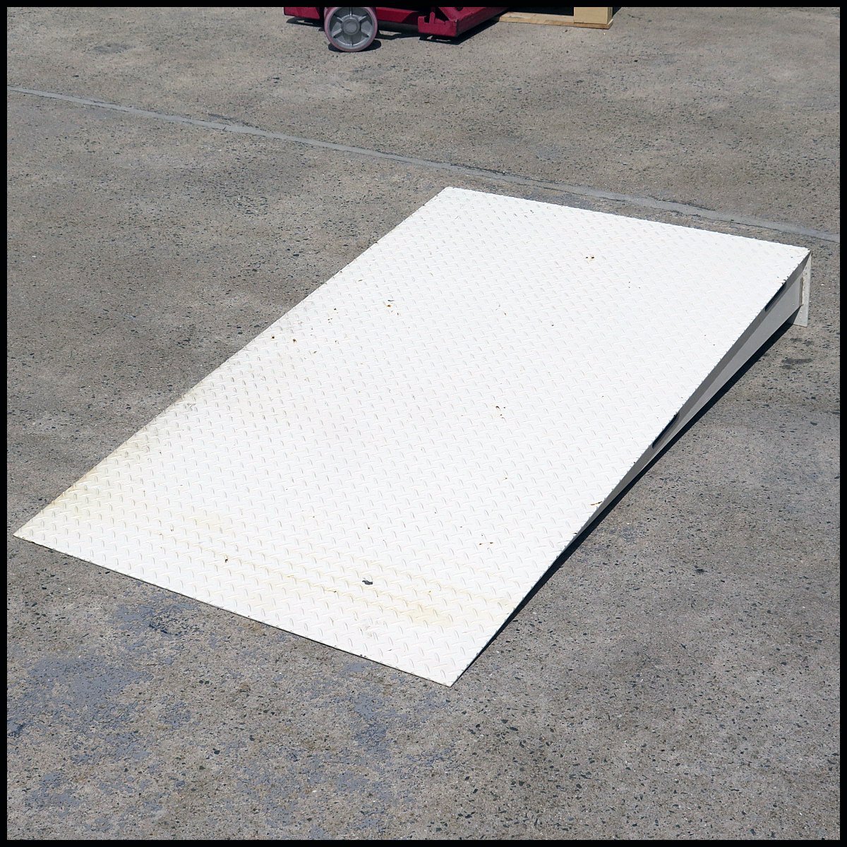 △段差解消 スロープ 全長1500mm×幅900mm 鉄板/車両/室外/駐車場拍卖