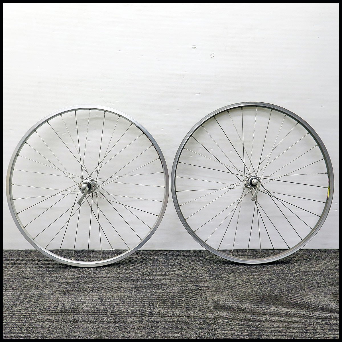 △ARAYA/アラヤ ロードバイク用 ホイール フロント/リア 車輪径φ575mm RM-17 SHIMANO DEORE XT HB-M737 PARALLAX拍卖